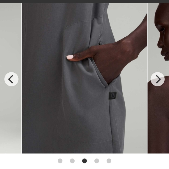 LULULEMON THIN STRAP DRESS (LAB ADJUSTABLE GREY 2-4 SMALL - Picture 3 of 11